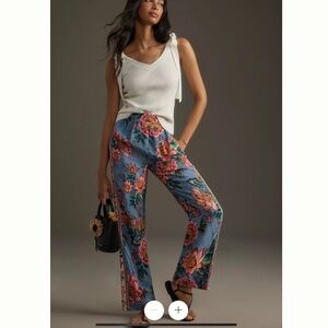 Farm Rio Wonderful Bouquet Pants